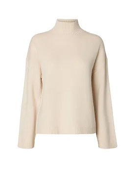 Rollkragenpullover SLWCILLE weiss L Damen - SELECTED FEMME - FashionsVida