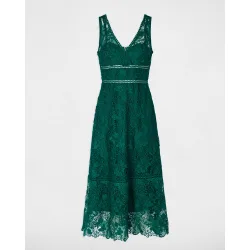 Morgan - Vestido largo de encaje