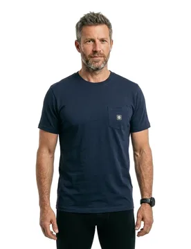T-shirt à Manches Courtes Icon Label Pocket Eclipse Navy XS - Element - FashionsVida