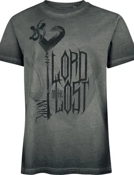 T-Shirt - Noir Key - S bis 4XL - Größe 4XL - grau - EMP exklusives Merchandise! - Unisex - unisex - Lord Of The Lost - FashionsVida