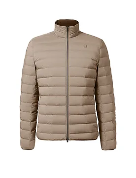 Chaqueta acolchada de plumón SONIC beige M - Ubr - FashionsVida