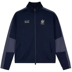 Ea7 Felpa Con Zip 7m002251_af17089 Navy L