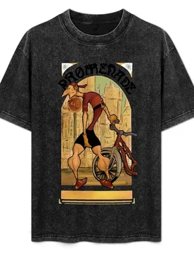 The Triplets of Belleville - The Cyclist T-Shirt Retro Style Print Casual Top - Aliexpress - FashionsVida
