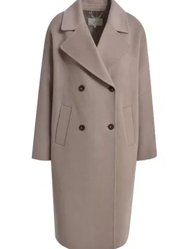 OVERSIZED COAT W LAPEL COLLAR 1/1 S female - 40 - FashionsVida