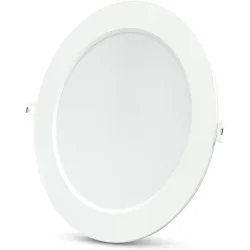 Downlight empotrable circular acrílico extraplano 18W 1950LM 6500K. Pack 1+1