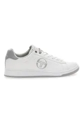 Sneakers bianche con logo grigio STM524210 41