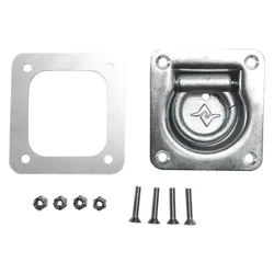 D Ring Acnhor Plate Grey One Size unisex