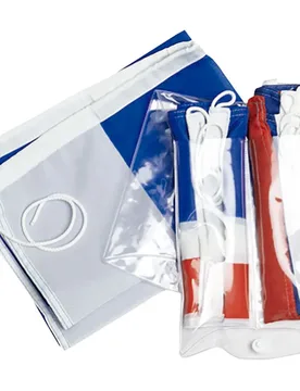 France Flag Set Multicolour 50 x 60 cm unisex - Plastimo - FashionsVida