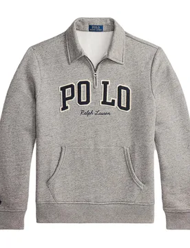 Polo Long Sleeve Sweater Dark Vintage Heather XL Herren - Ralph Lauren - FashionsVida