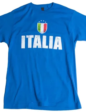 Italy Azzurri Futbol Vintage-Look National Team Fans T Shirt. New 100% Cotton Short Sleeve O-Neck T-shirt Casual Mens Top - Aliexpress - FashionsVida