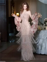 New fishtail light luxury dress for toasting