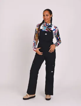 Yeh Girl Womens Bib Pant - - Size: M - Oosc - FashionsVida