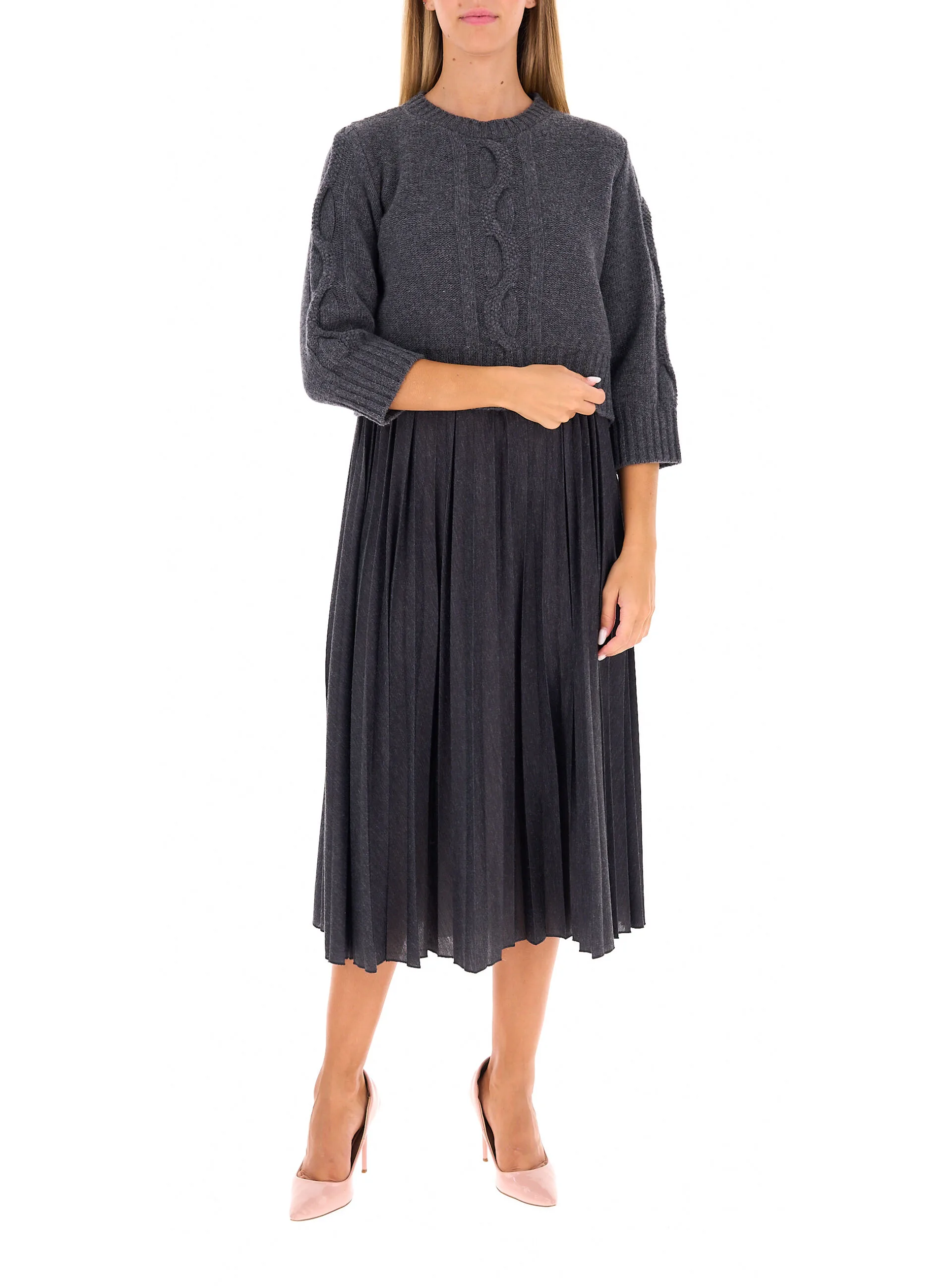 Abito con maglione ANTRACITE M - WEEKEND MAX MARA - FashionsVida