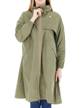 Parka antivento VERDE OLIVA M - K-way - FashionsVida