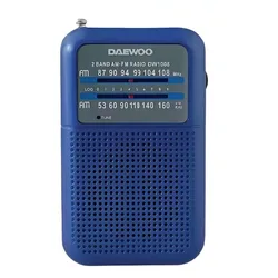 Radio Portable Dw1008bl Blue One Size unisex