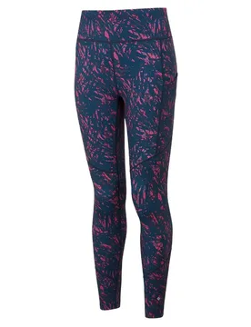 Tech Tight Leggings Dark Navy Blaze 40 Women - Ronhill - FashionsVida
