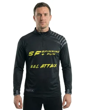 Sf+ Long Sleeve T-shirt Black M Men - Seika - FashionsVida