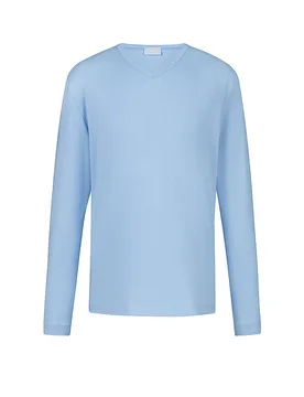 Pyjamashirt far blue bleu clair S - Mey - FashionsVida