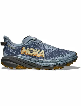 Chaussures de trail en GORE-TEX - Speedgoat 6 GTX M Washed Blue/Asphalt Grey en Nylon - Taille 42 - Gris - Hoka - FashionsVida