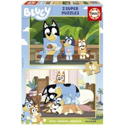 Puzzle 2x16 Piezas Bluey Educa Borras