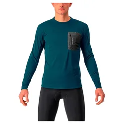 Maglietta A Maniche Lunghe Unlimited Merino Dark Green