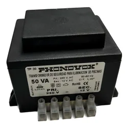 Transformateur 50va 230/12v 50-60hz Ip-00 Power Strip Tp31050
