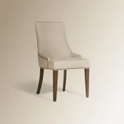 Sillón tapizada en lino Olivia