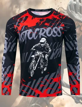 Motorcycle Jersey Men's T-shirt Mountain Bike Mtb Shirts off Road Dh Motorcycle Jersey Motocross Sport Clothing Bike Riding Suit - Aliexpress - FashionsVida