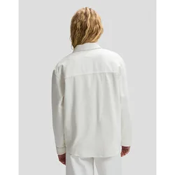 Workwear Relaxed Utility Overshirt Powder White Größe XL female