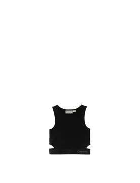 Top misto viscosa NERO 12 - Calvin Klein - FashionsVida