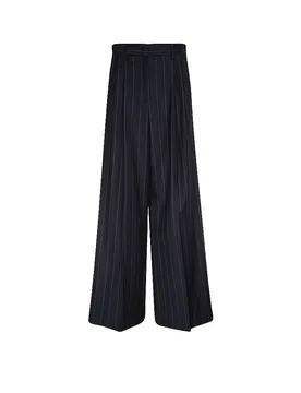 Marlenehose WKDNEBBIE bleu marine 38 - Max Mara - FashionsVida