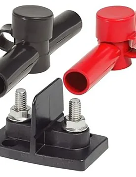 Dual Powerpost Connector Isolator Black / Red One Size unisex - Blue Sea Systems - FashionsVida