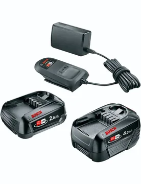 Chargeur Et Batterie 18 V 2ah + 4ah + Al18v-20 Black / Red One Size - Bosch - FashionsVida