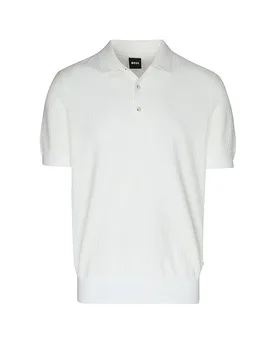 Boss Polo H-LURAZIO crema M - BOSS - FashionsVida