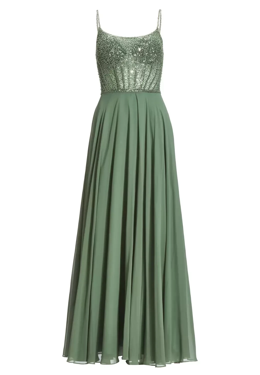 Chiffonkleid mit besticktem Top female - 42 - FashionsVida