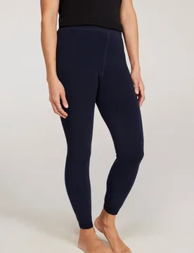 Fluffy Women's Fleece Lined IsoTherm Leggings - Navy - Navy - Size: S - Mountain Warehouse - FashionsVida