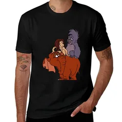 Tarzan sticker T-Shirt Casual Breathable Short Sleeve Top T-Shirt