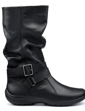 Women's 'Ballinderry' Boots in Black Size: 5 - Black - Size: 5 - Hotter - FashionsVida