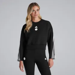 Manchester United x Womens Future Icons 3-Stripes Sweatshirt Black L