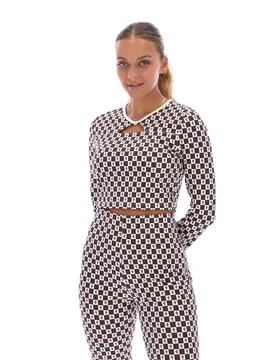 Jessica Keyhole Top - XS - FILA - FashionsVida