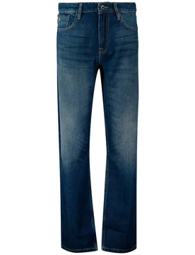 Jean Merchant Straight Fit Washed Indigo Vintage 33 - Superdry - FashionsVida