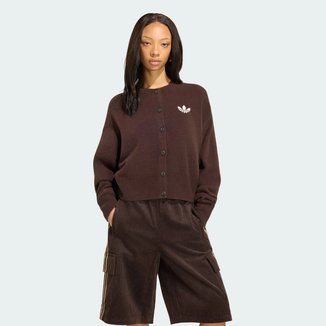 CARDIGAN ESSENTIALS KNIT XL Aurora Coffee - Adidas - FashionsVida