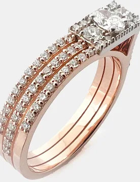 Anillo Belle Wife de oro y diamantes - Sansoeurs - FashionsVida