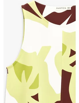 Vestido largo sin mangas con estampado floral - Parfois - FashionsVida