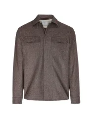Eleventy Overshirt marron 56