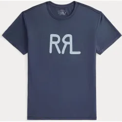 Camiseta de hombre con logotipo del rancho RRL en Sea Azul