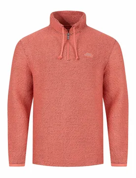 Weird Fish Cruiser 1/4 Zip Macaroni Sweatshirt Size S - men men all-mens men sweatshirts-hoodies men sweatshirts-hoodies macaroni-sweatshirts offers a - Nantucket - FashionsVida
