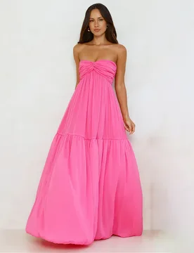 Strapless Evening Dresses A Line Prom Gown Pleated Ruched Women's Formal Evening Gowns Elegant Celebrity Dress Robe De Soiree - Aliexpress - FashionsVida