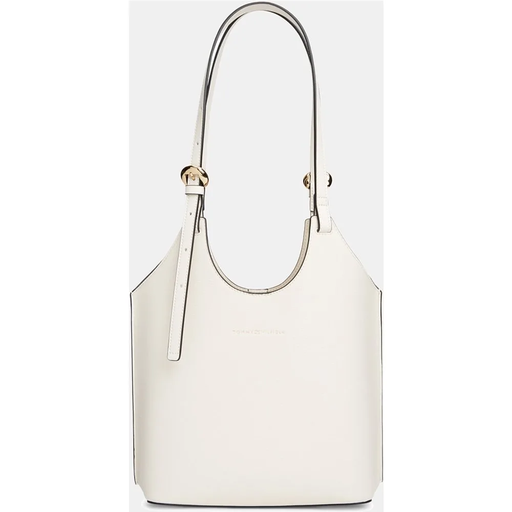 Bolso mediano con hebilla logo TH - Tommy Hilfiger - FashionsVida