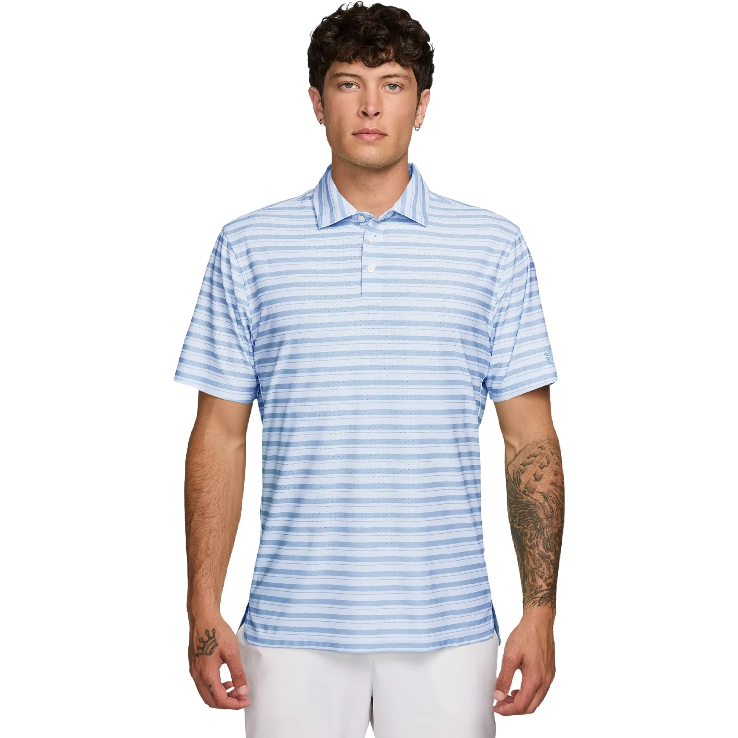 Golf Polo Tailored Performance Stripe, hellblau/blau xl - Nike - FashionsVida